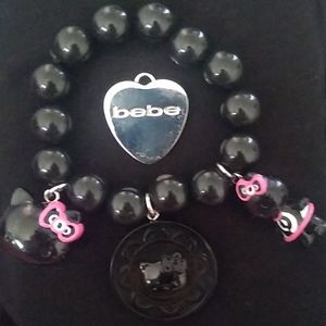 Hello Kitty MAC bracelet and bebe charm